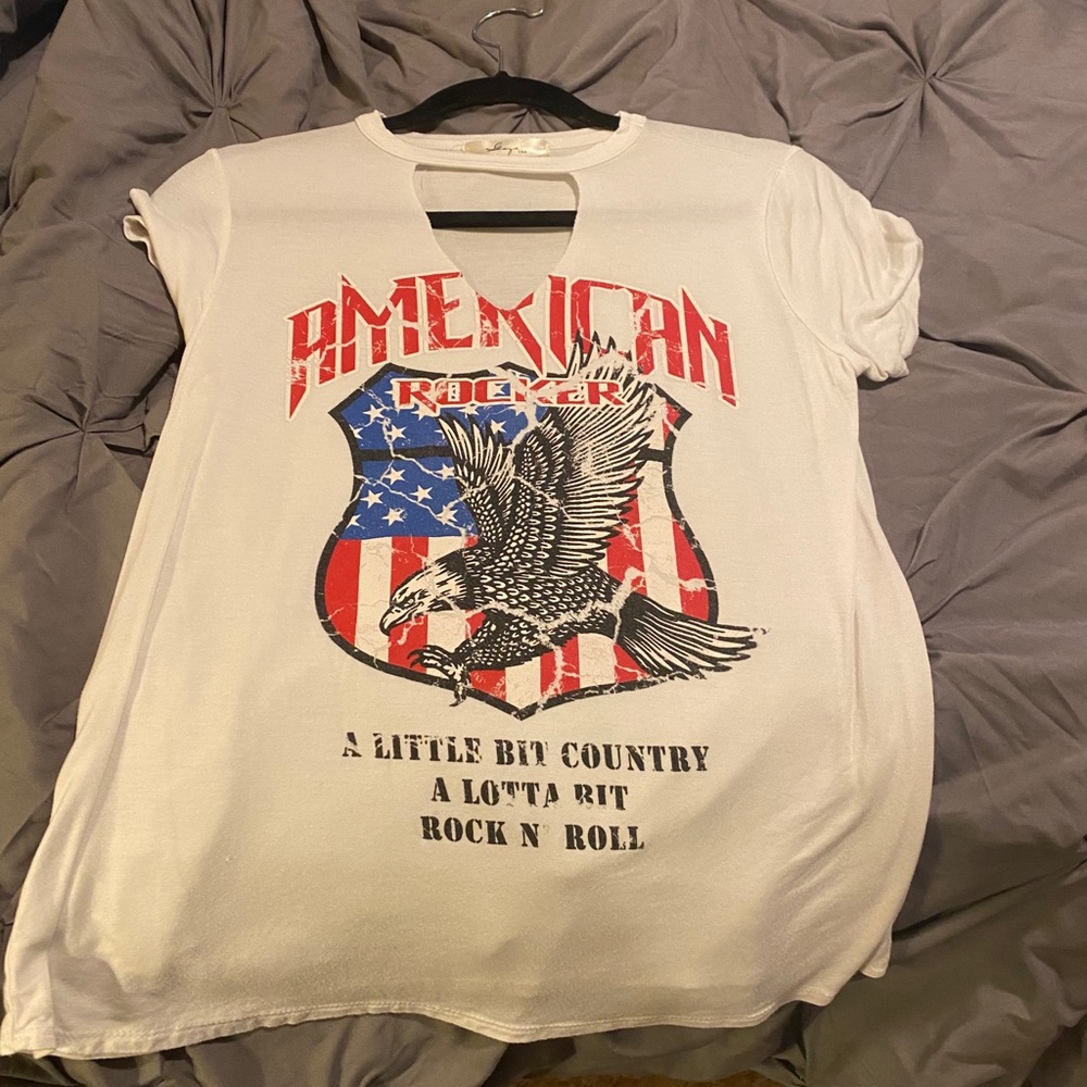 Distressed Biker T-shirt